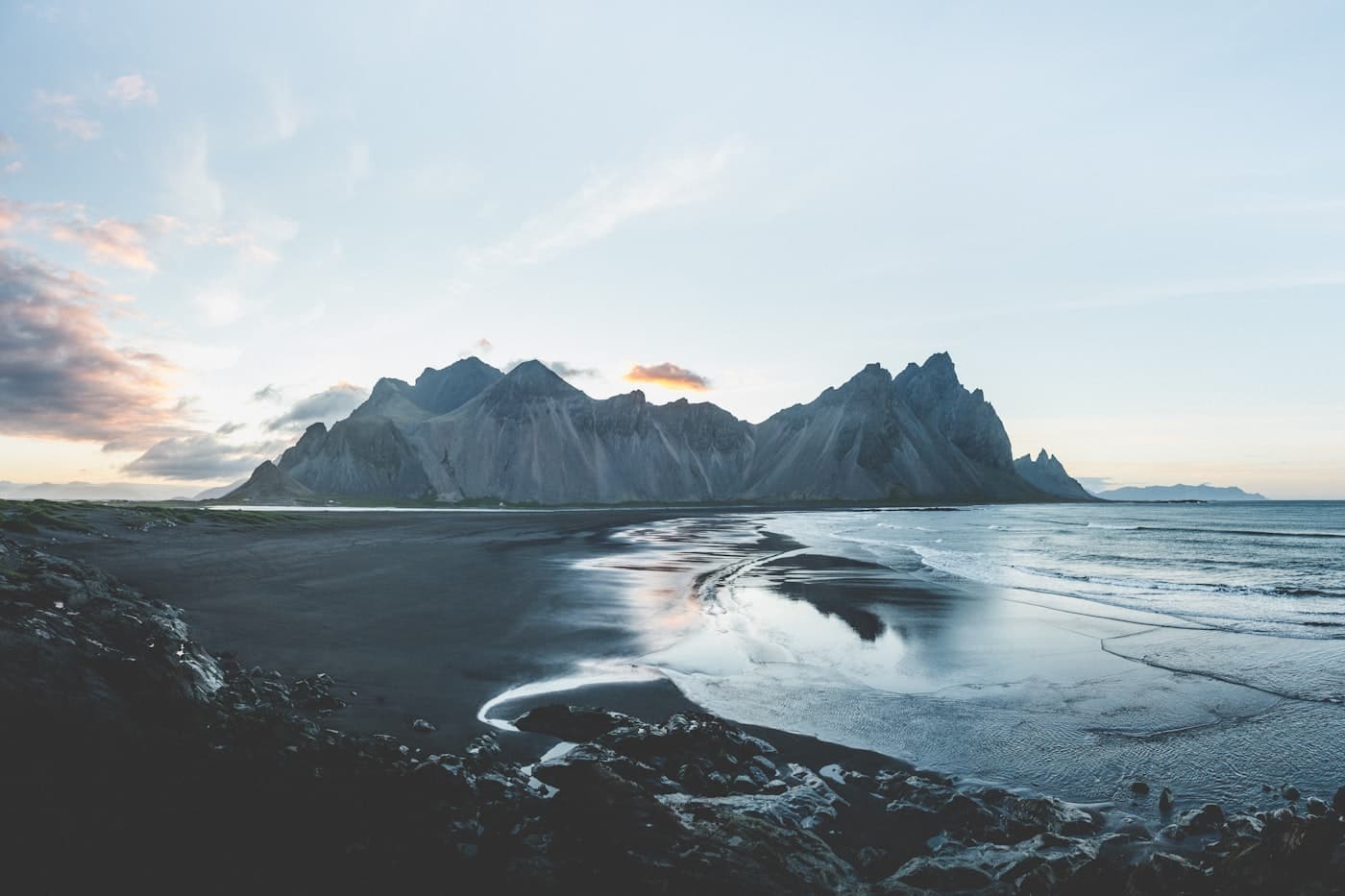 Icelandic landscape road